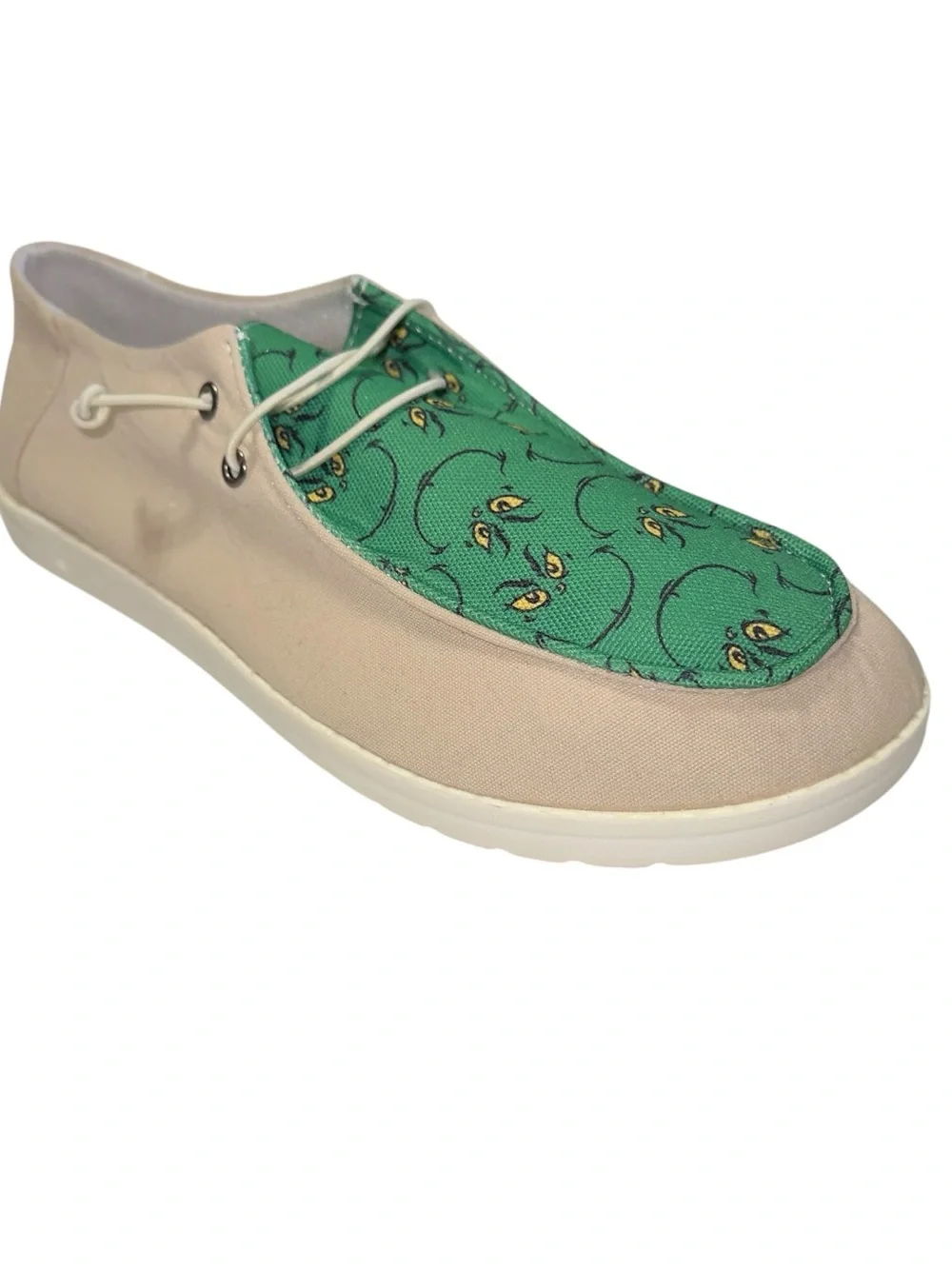 Mens Slip on Loafers Lightweight Stretch Shoes Sneakers The Grinch Sz 43 US 10